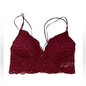 Auden Burgundy Lace Bralette